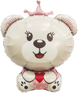 Шар (32''/81 см) Фигура, Принцесса, 1 шт. в уп.